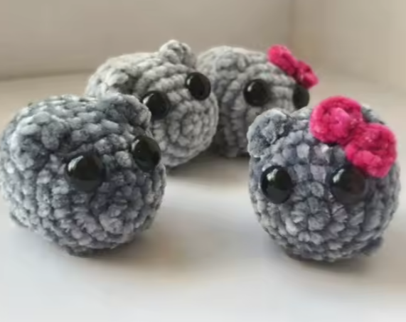 Breloc Sad Hamster - Push and Play music